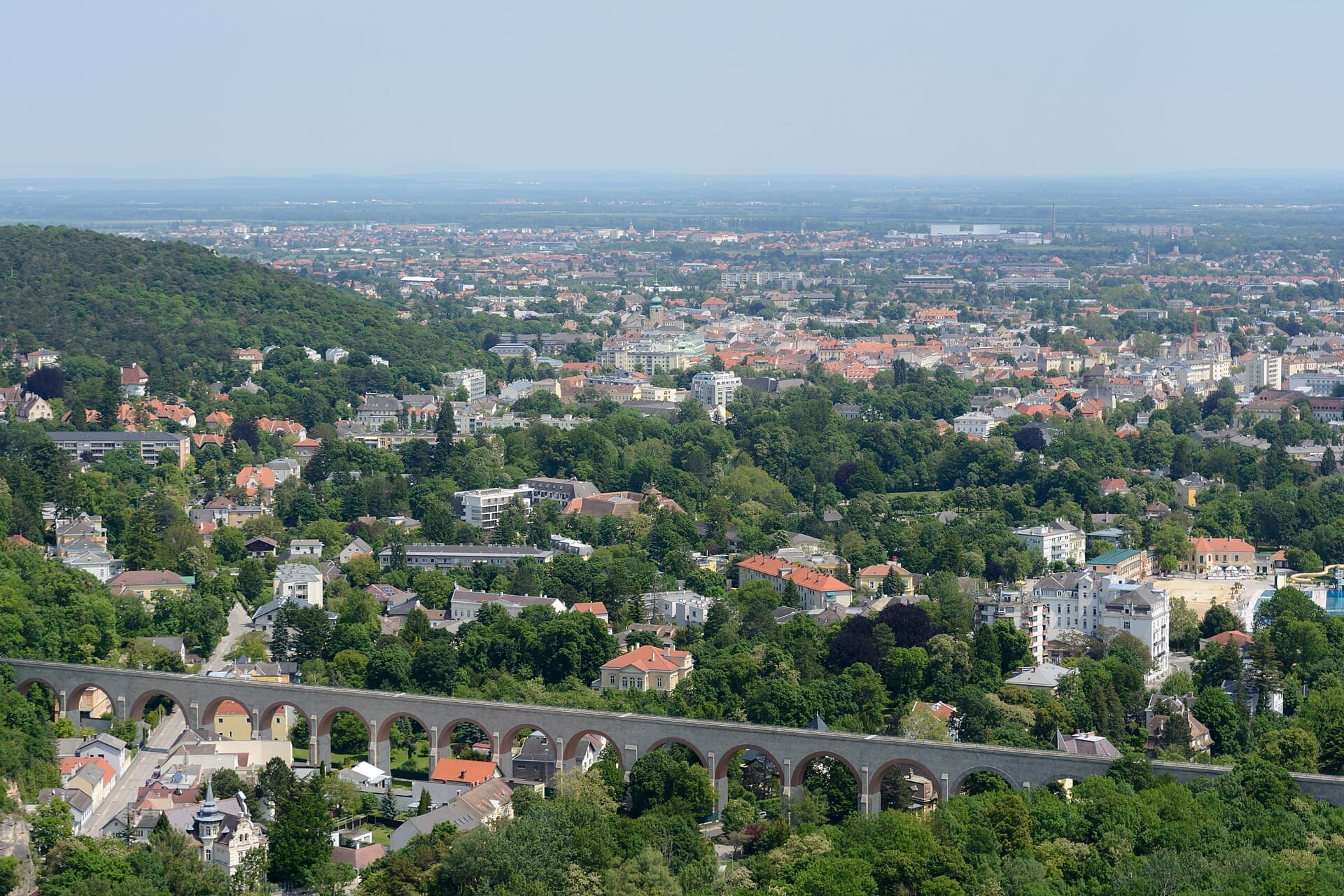 Stadtpanorama von Baden bei Wien, Niederösterreich