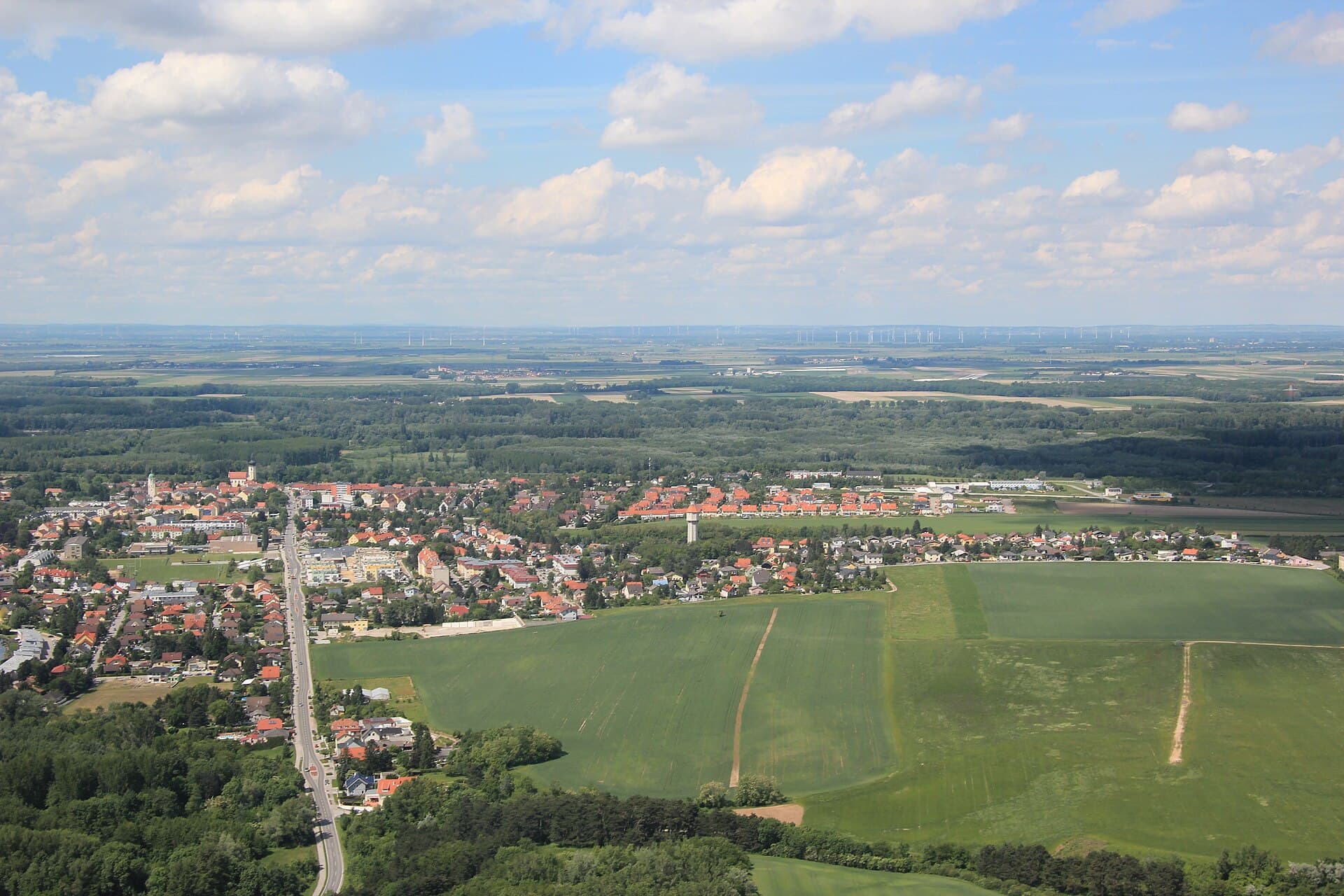 Ortsansicht von Fischamend, Niederösterreich