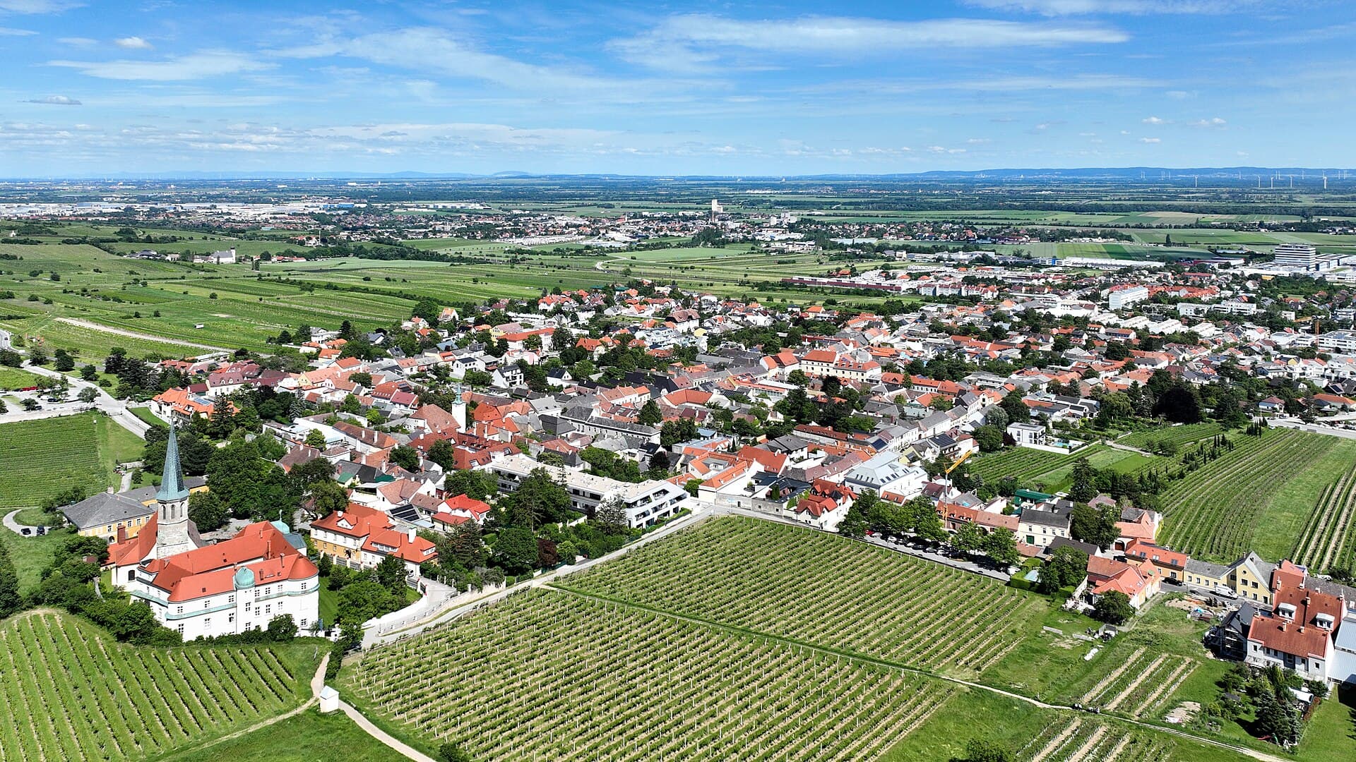 Ortsansicht von Gumpoldskirchen, Niederösterreich