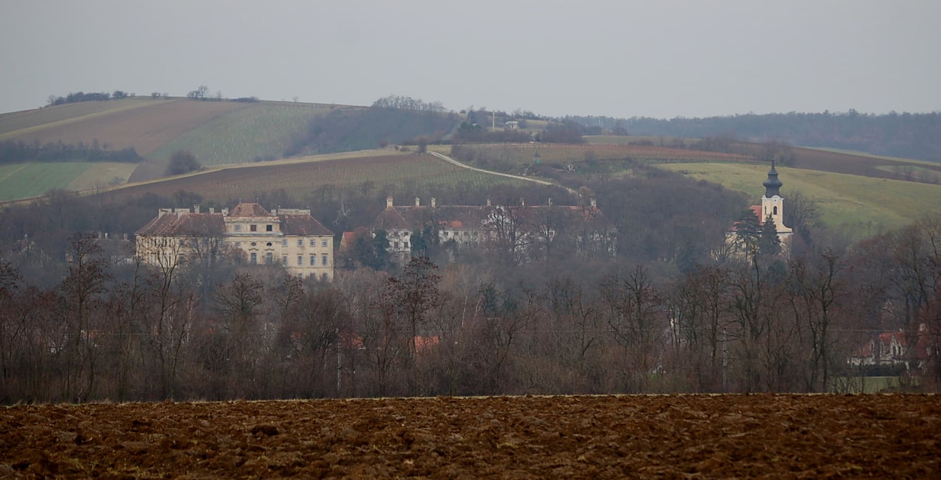Ortsansicht von Ladendorf, Niederösterreich
