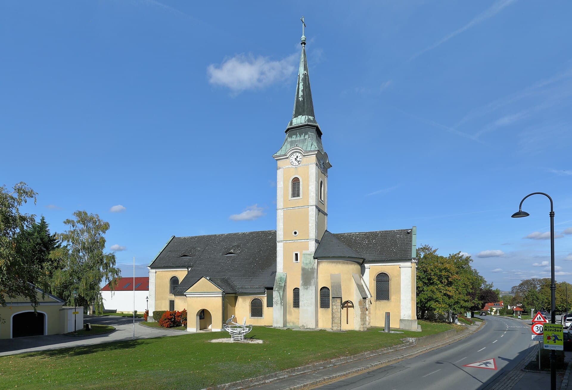 Ortsansicht von Leitzersdorf, Niederösterreich