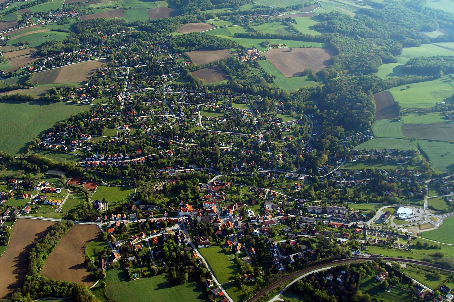 Ortsansicht von Maria Anzbach, Niederösterreich