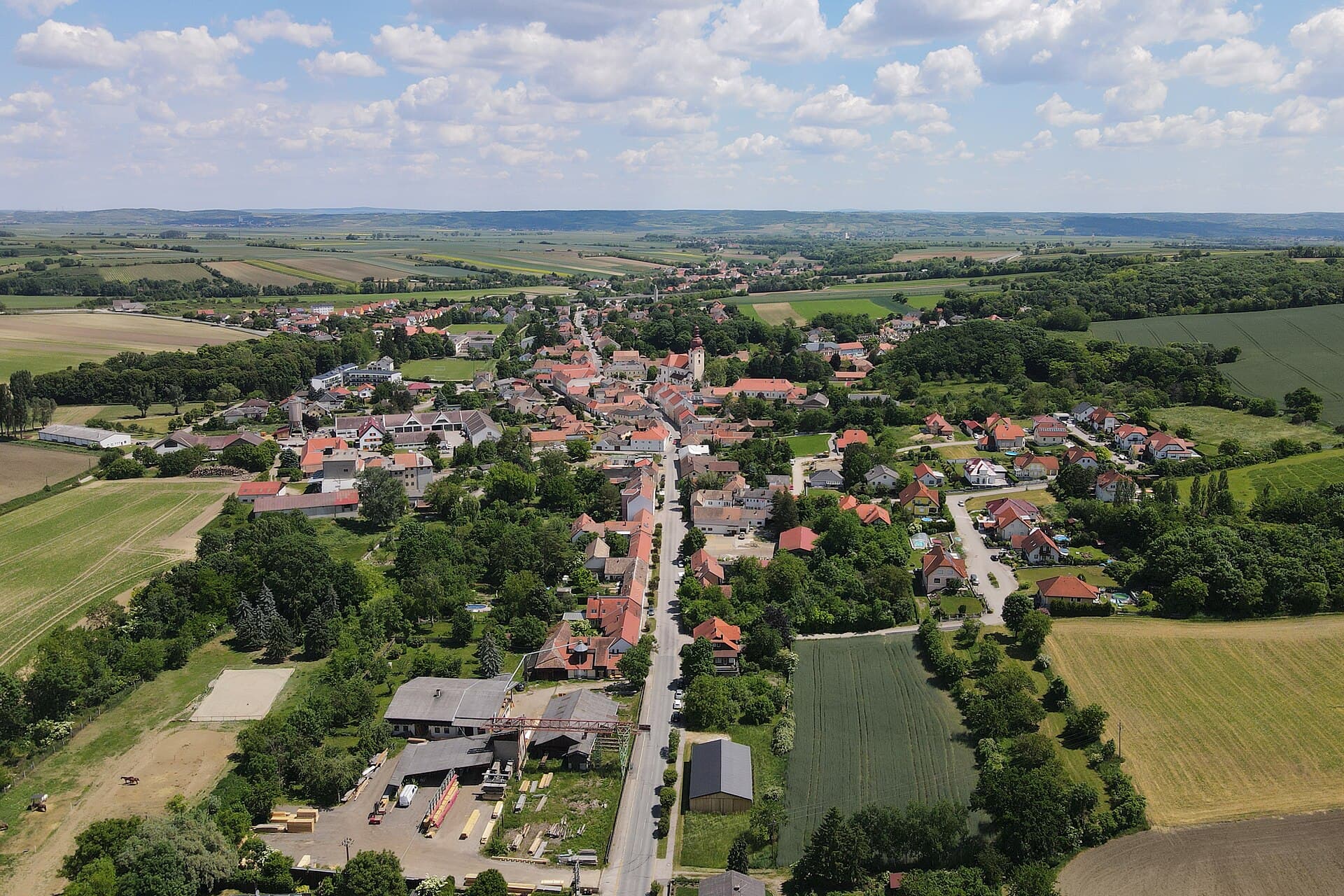 Ortsansicht von Ravelsbach, Niederösterreich