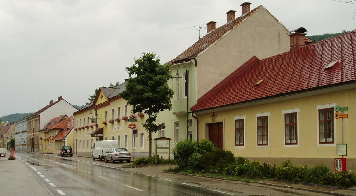 Ortsansicht von Altenmarkt an der Triesting, Niederösterreich