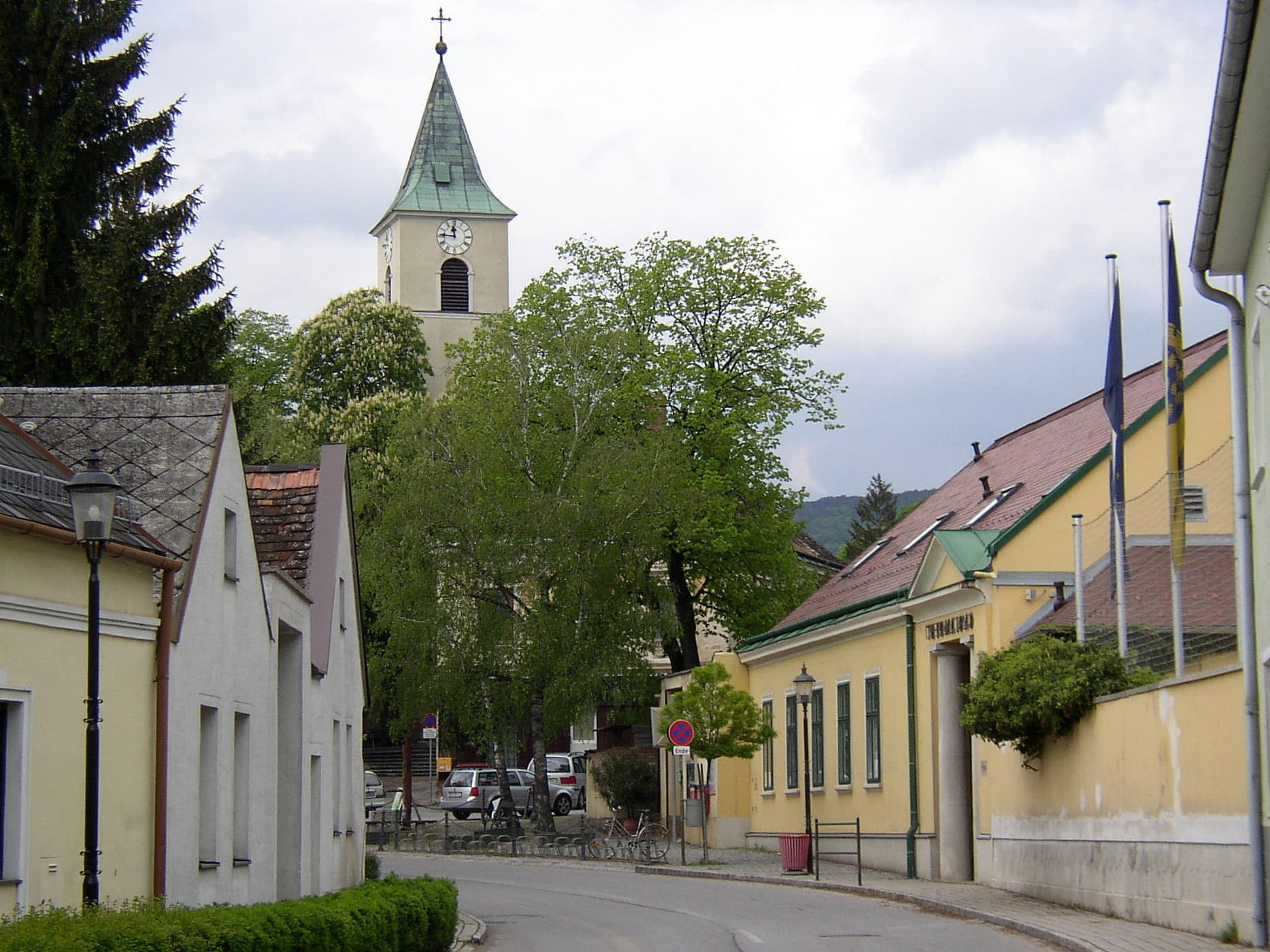 Ortsansicht von Bad Fischau-Brunn, Niederösterreich
