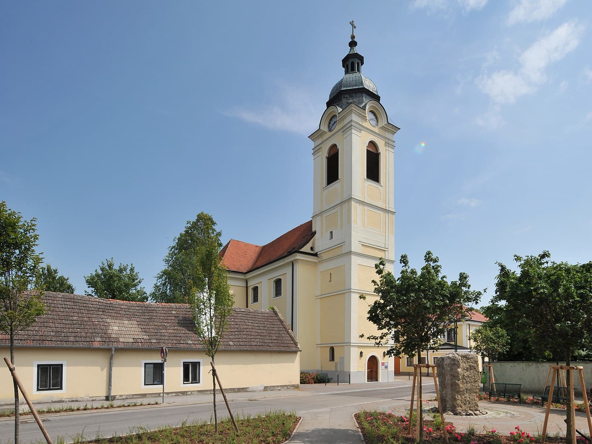 Ortsansicht von Biedermannsdorf, Niederösterreich