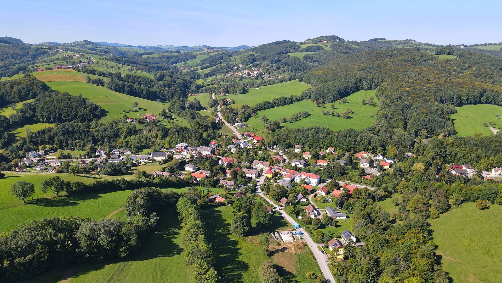 Ortsansicht von Brand-Laaben, Niederösterreich