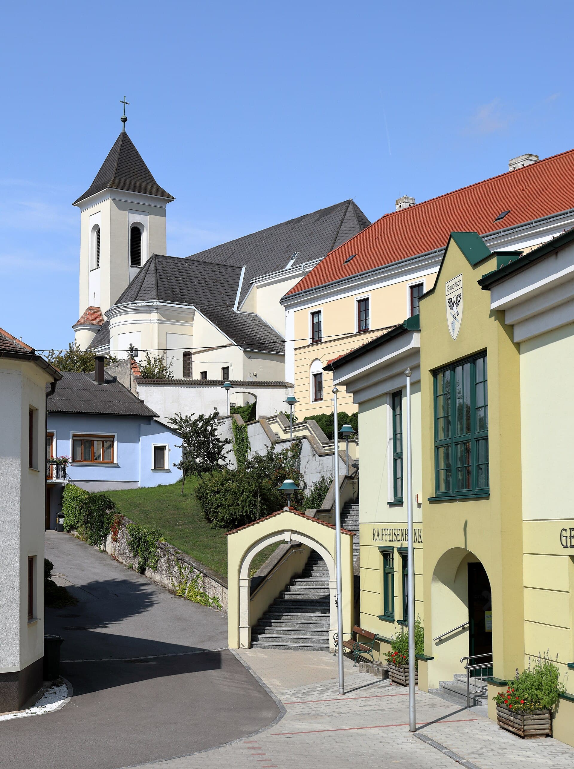 Ortsansicht von Gaubitsch, Niederösterreich