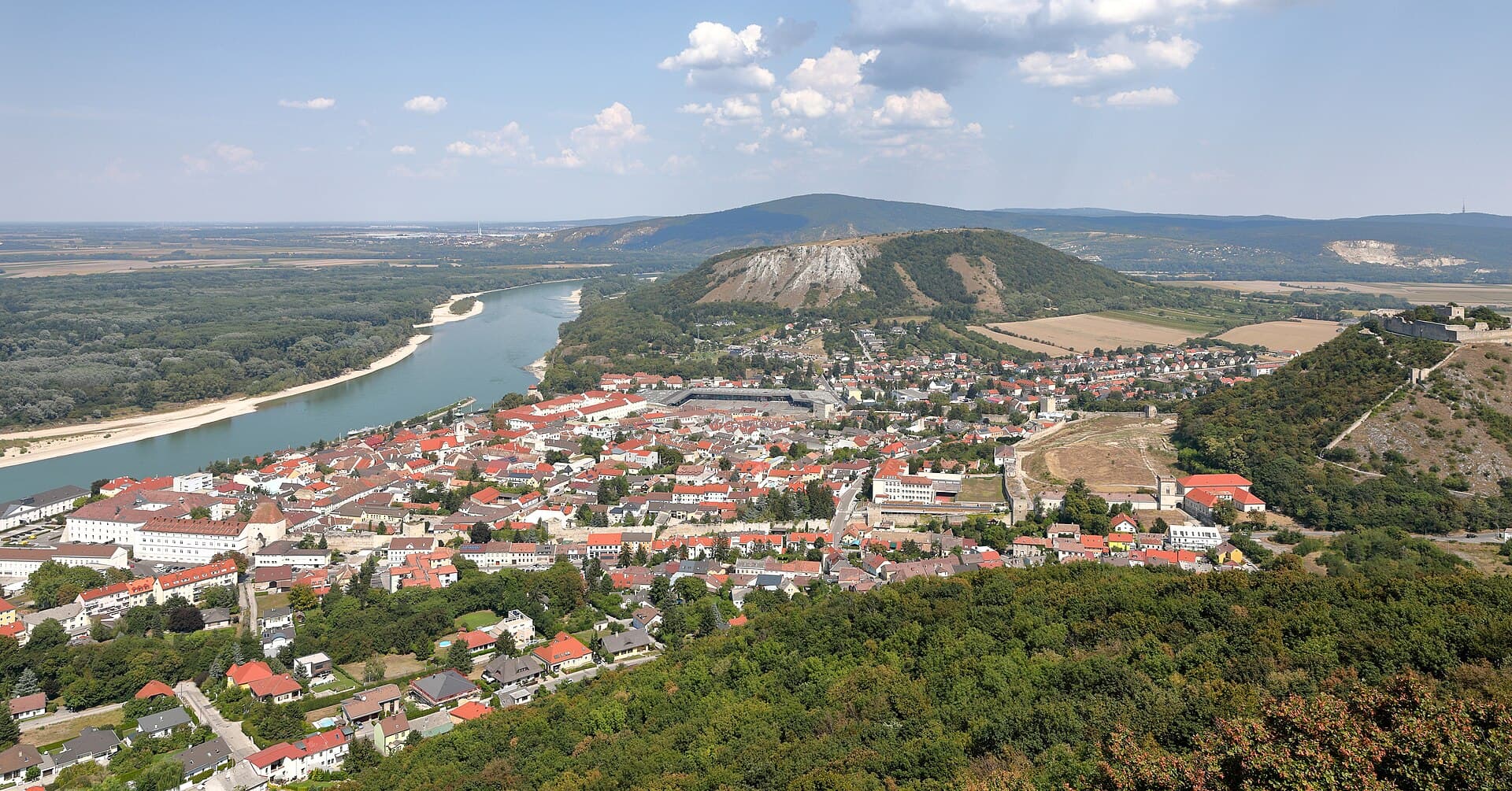 Ortsansicht von Hainburg an der Donau, Niederösterreich