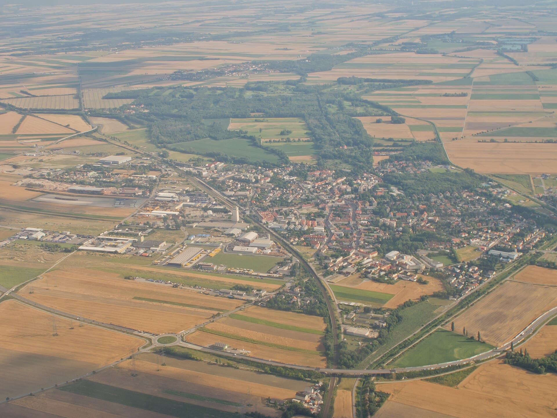 Ortsansicht von Himberg, Niederösterreich
