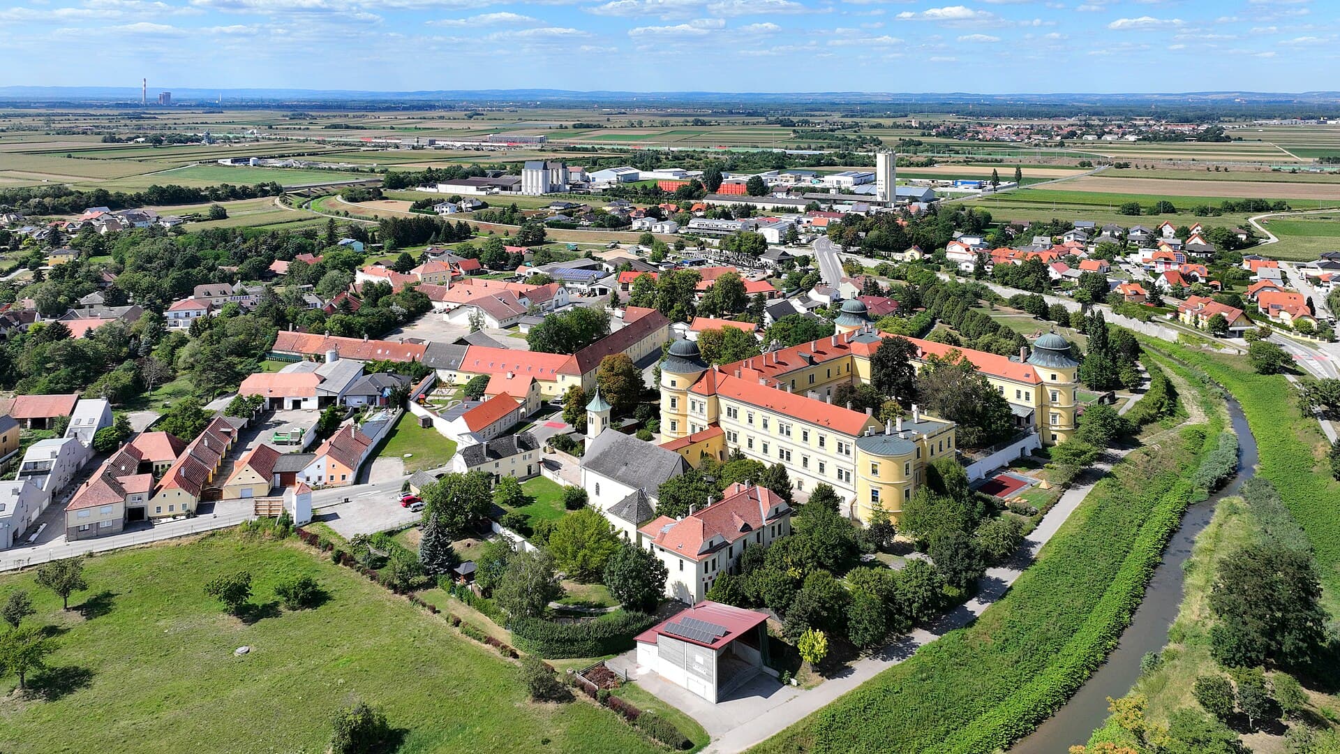 Ortsansicht von Judenau-Baumgarten, Niederösterreich