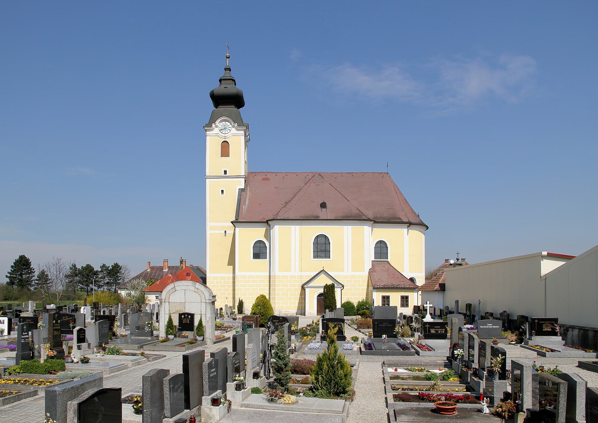 Ortsansicht von Langenrohr, Niederösterreich