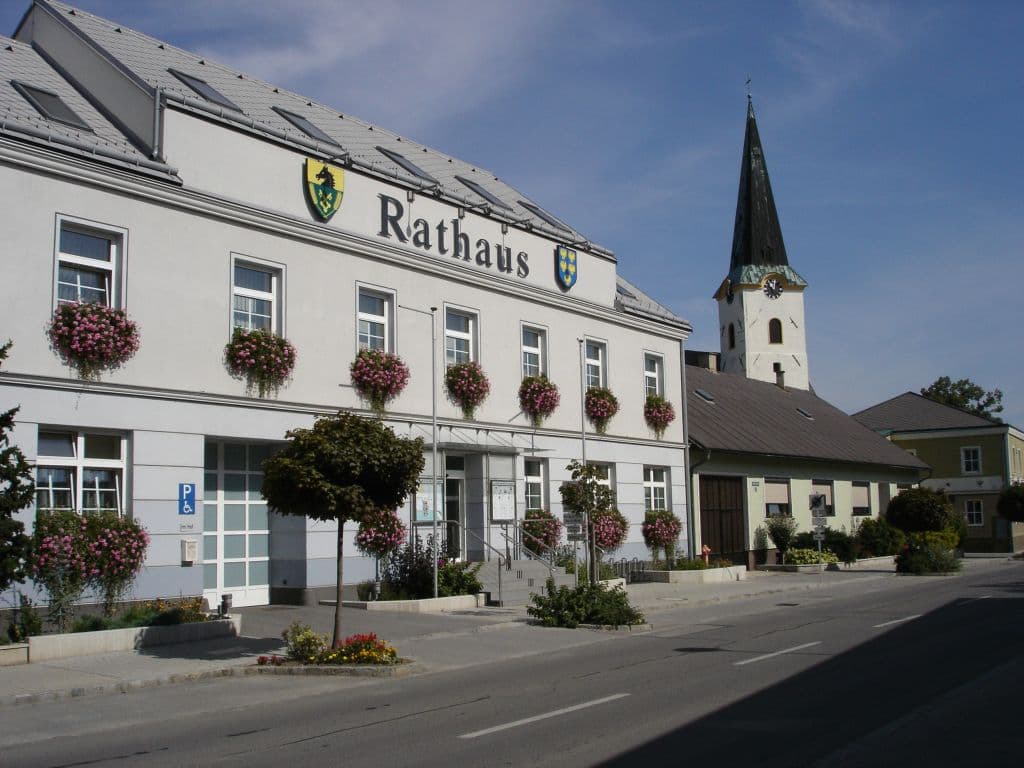 Ortsansicht von Lassee, Niederösterreich
