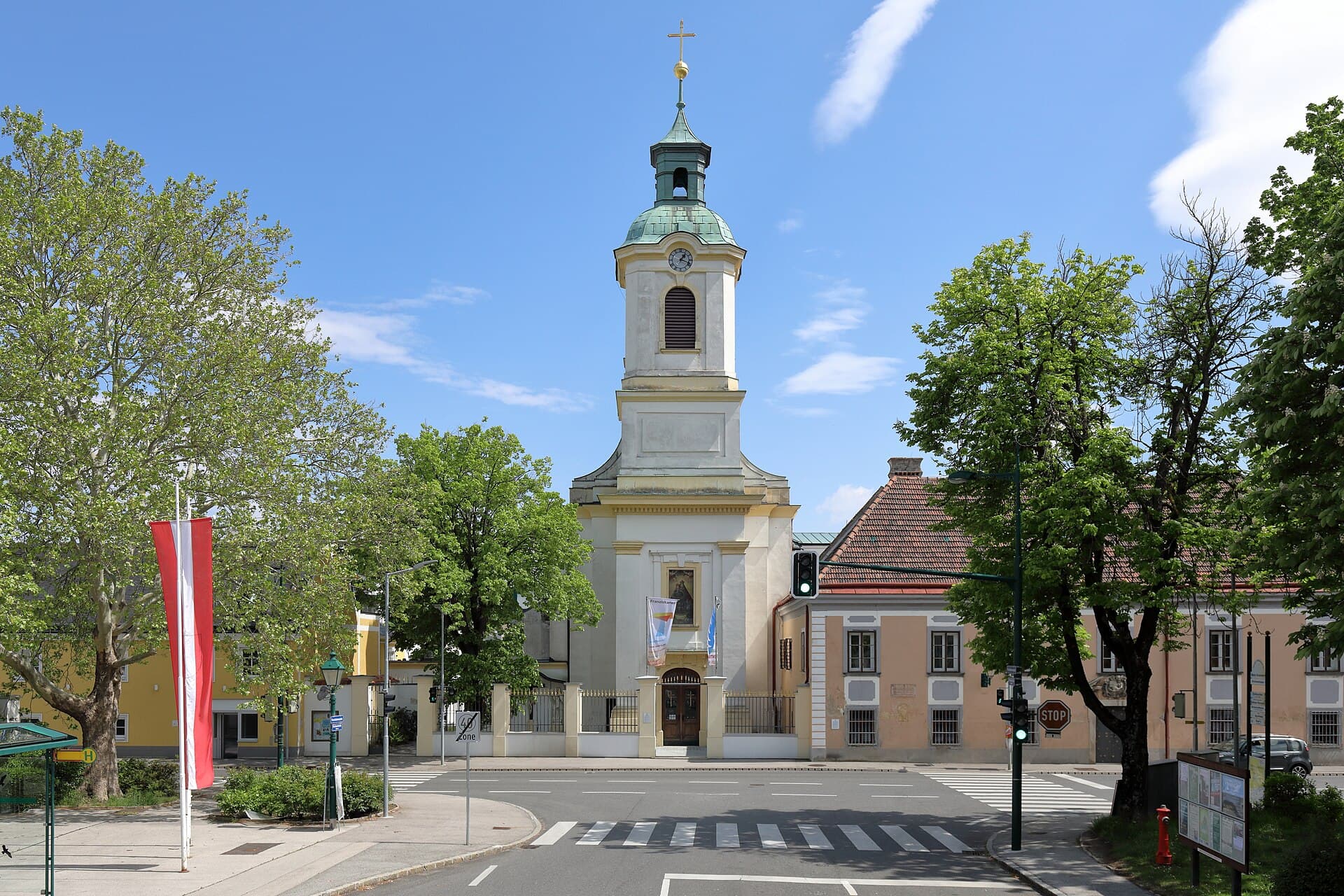 Ortsansicht von Maria Enzersdorf, Niederösterreich