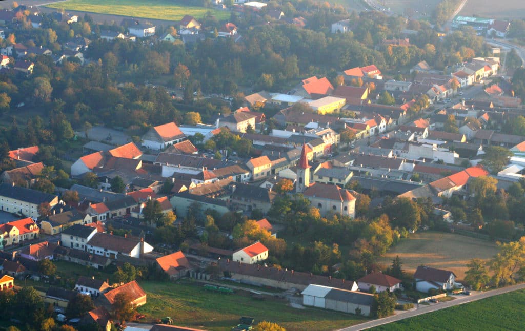 Ortsansicht von Münchendorf, Niederösterreich