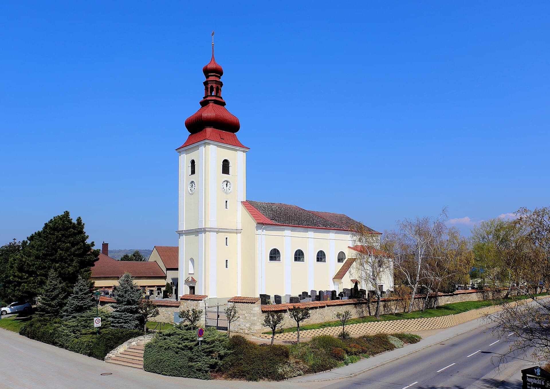 Ortsansicht von Prellenkirchen, Niederösterreich