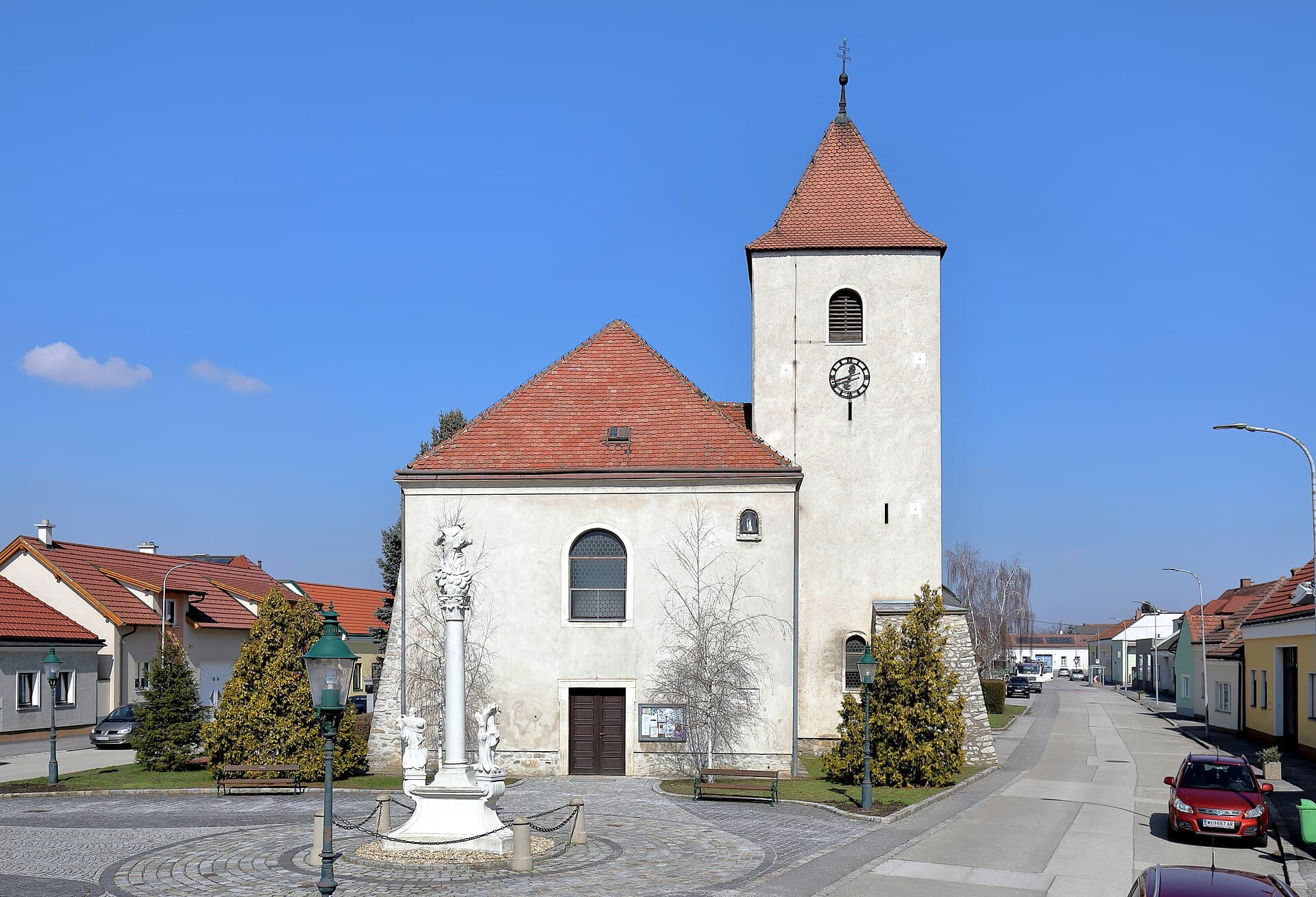 Ortsansicht von Rauchenwarth, Niederösterreich