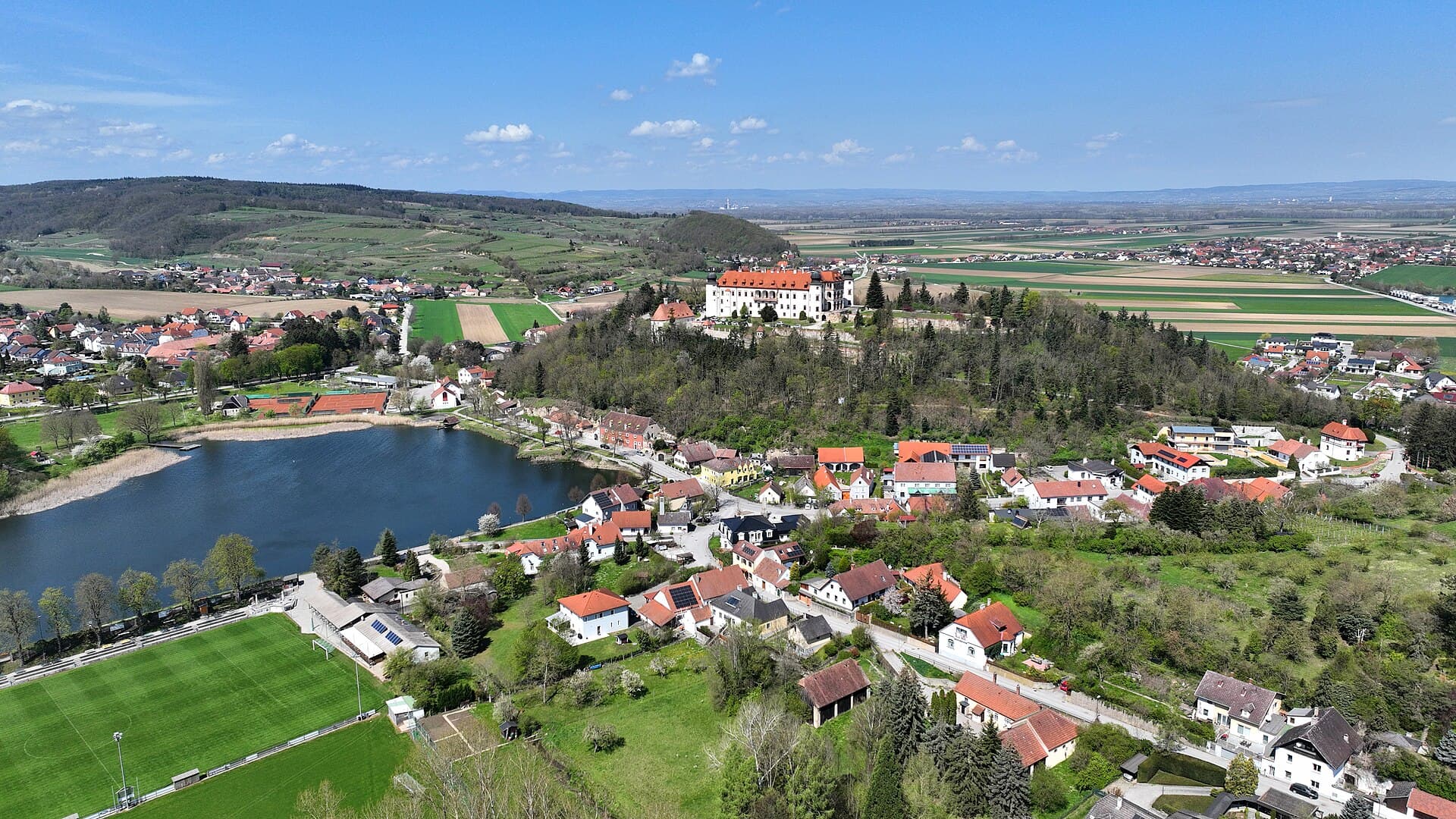 Ortsansicht von Sitzenberg-Reidling, Niederösterreich