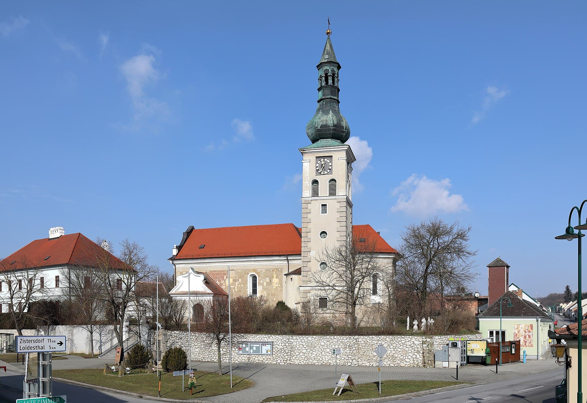 Ortsansicht von Sulz im Weinviertel, Niederösterreich