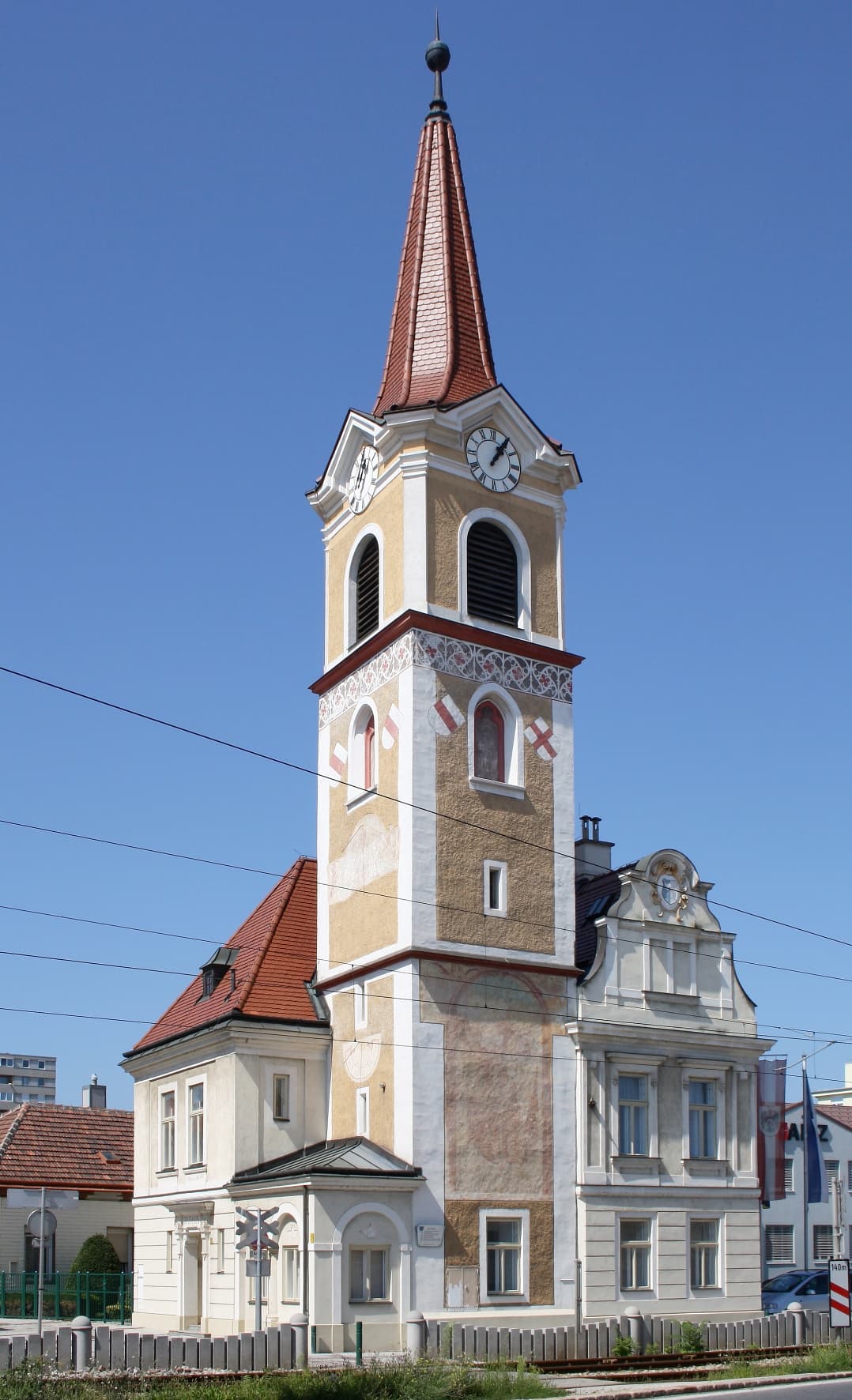 Ortsansicht von Wiener Neudorf, Niederösterreich
